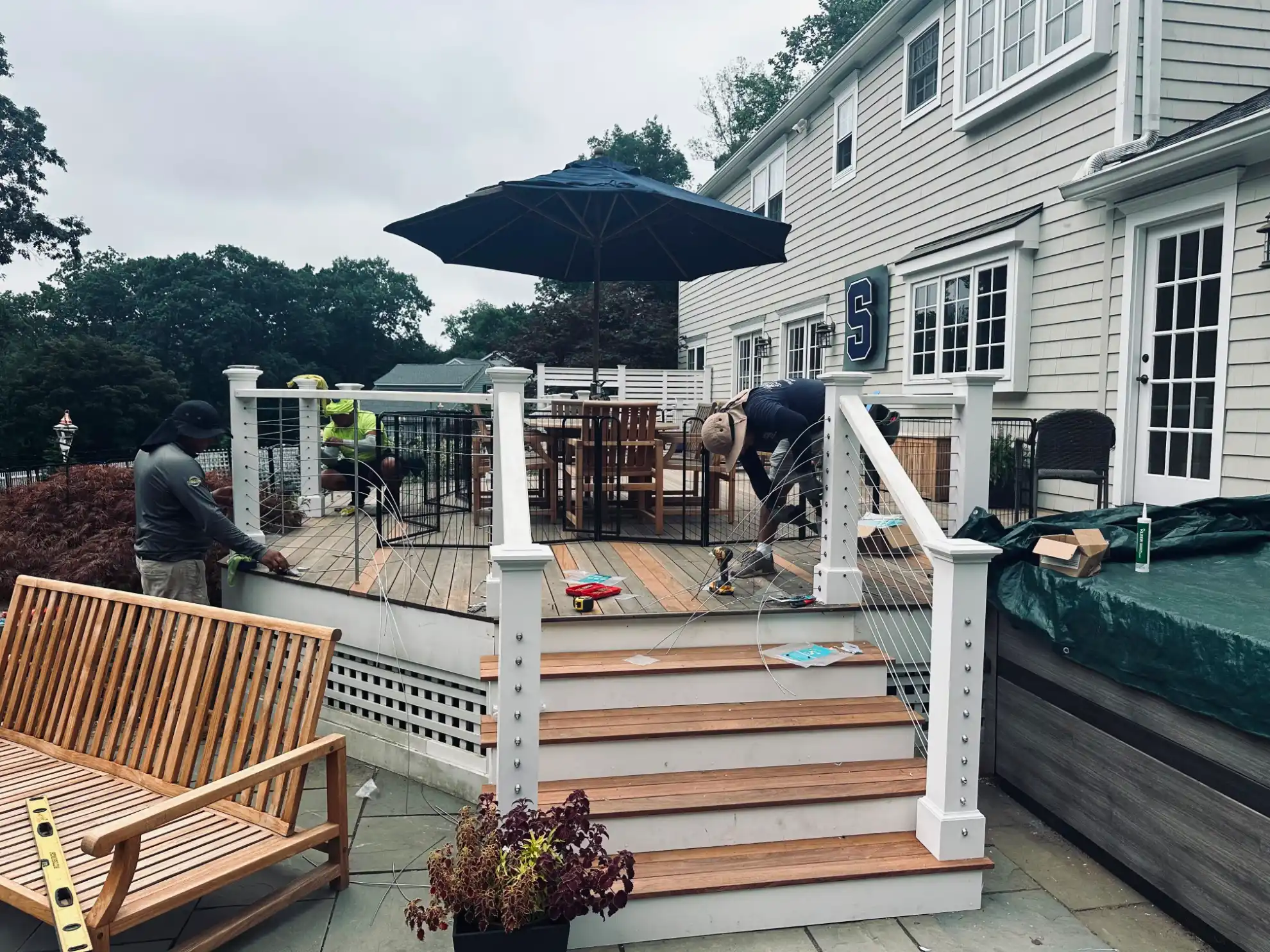 Completed carpentry project by WZ Carpentry in Connecticut