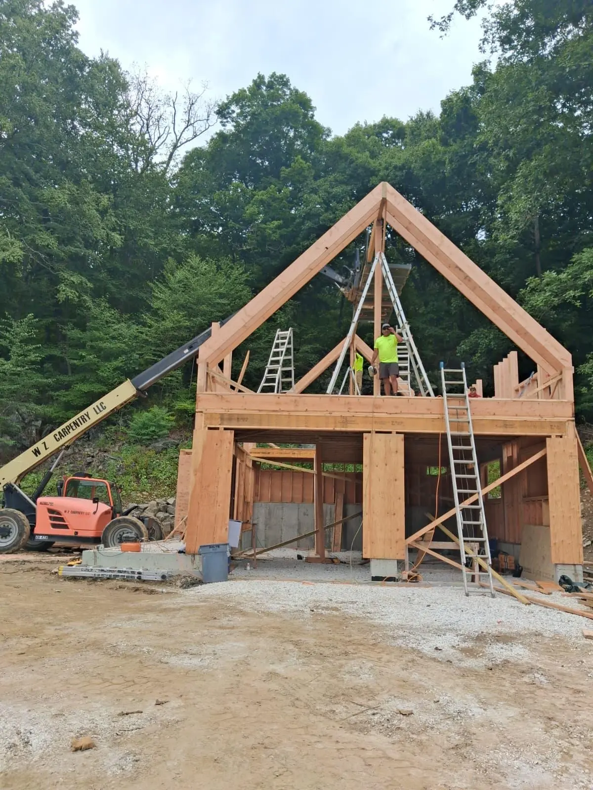 Completed carpentry project by WZ Carpentry in Connecticut