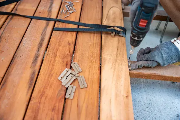 Deck construction in Brookfield, CT